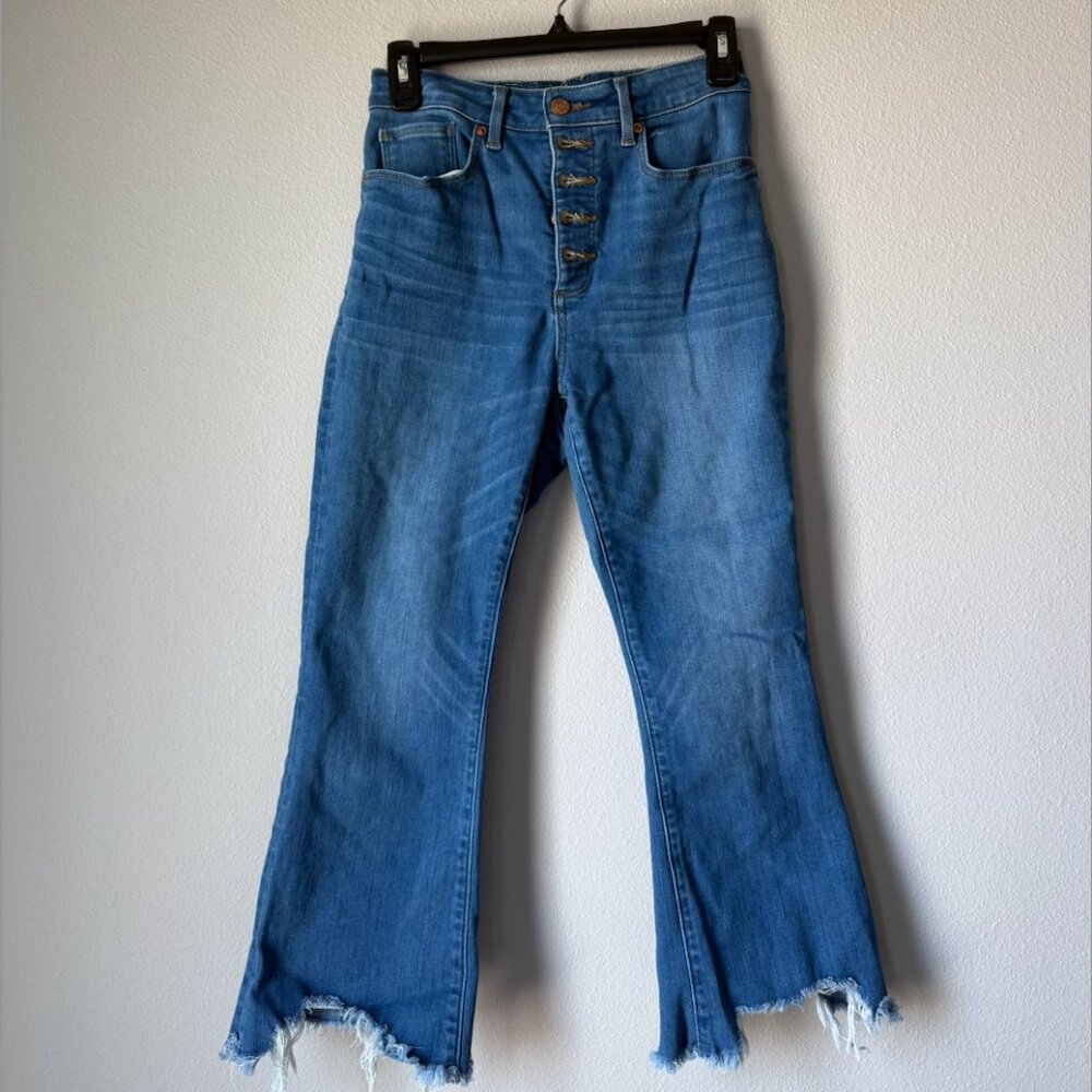 Loft Curvy High Waist Kick Crop Petite Jeans - Size 29/8